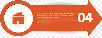 Arrow - Orange label 
