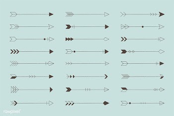 Arrow patterned background | Free stock vector - 679662
