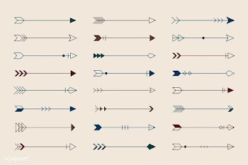 Arrow patterned background | Free stock vector - 679678
