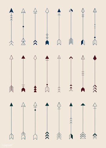 Arrow patterned background | Free stock vector - 679686