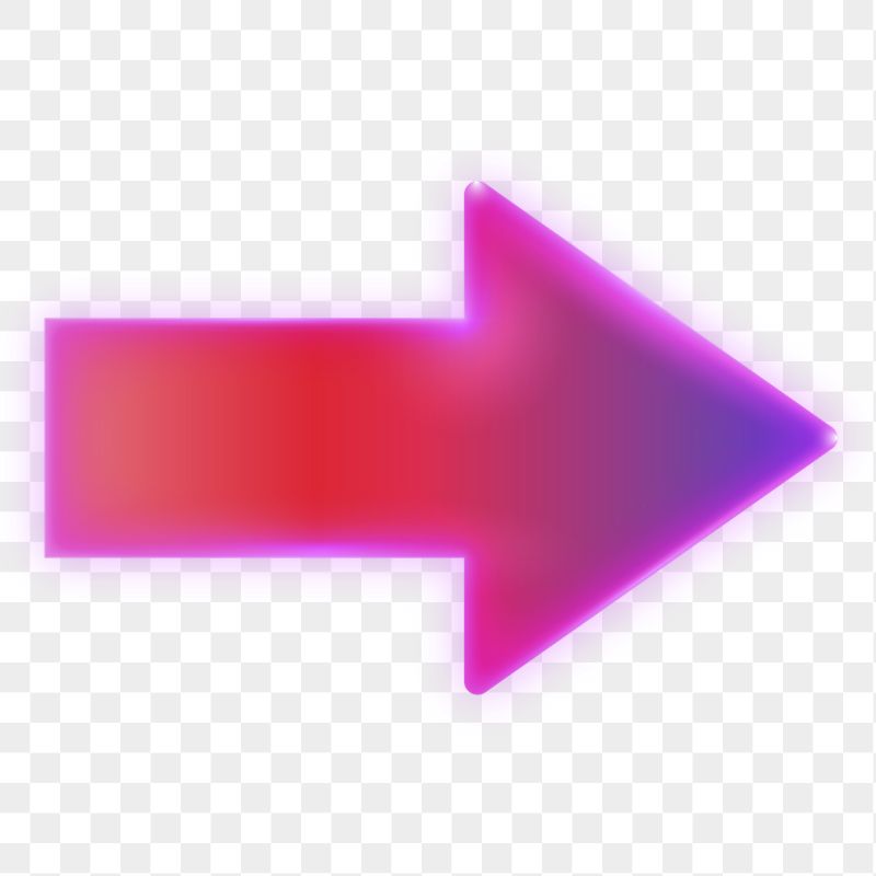 Arrow png icon sticker, neon | Free Icons - rawpixel