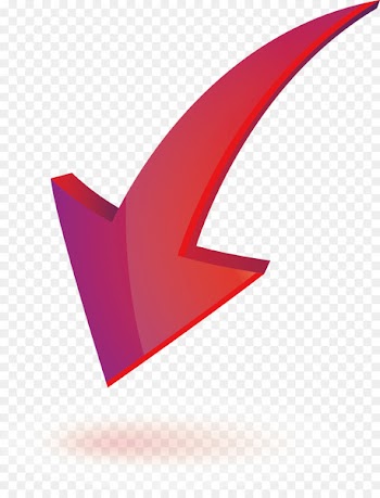 Arrow - Red down arrow label element 