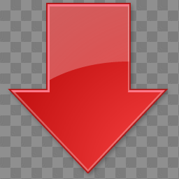 Arrow, red, up icon