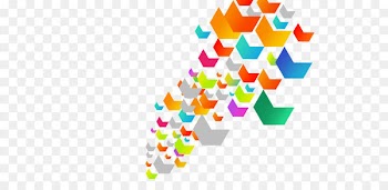 Arrow - SCIENCE irregular floating arrow background 