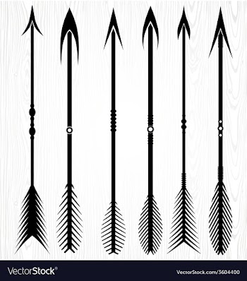 					Arrow Silhouettes vector&nbsp;image														
