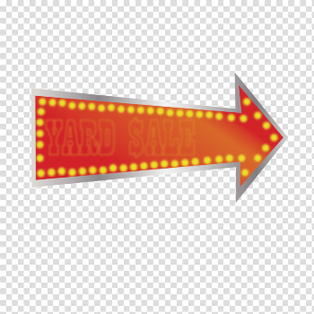 Arrow Square Triangle Yellow Red PNG File HD