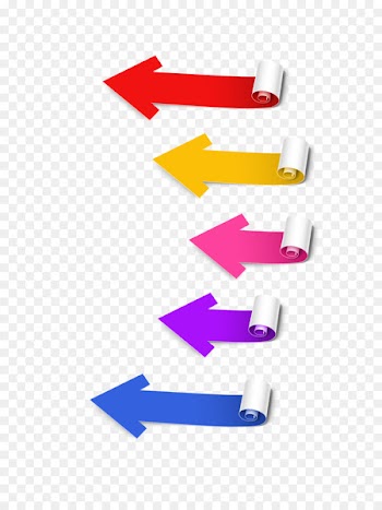 Arrow Sticker - Roll arrow 