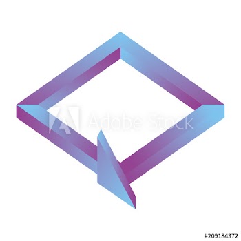 arrow symbol isometric design