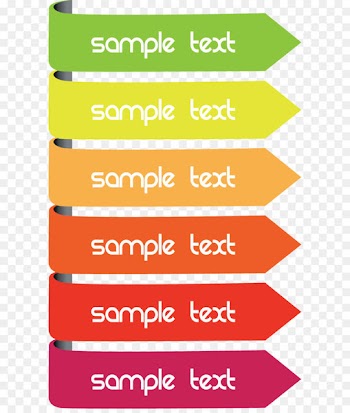 Arrow Text box Icon - Colored arrows Box 