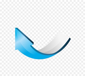 Arrow - Vector blue stereo arrow arrow PNG picture 