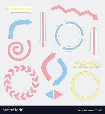 Arrow vector image