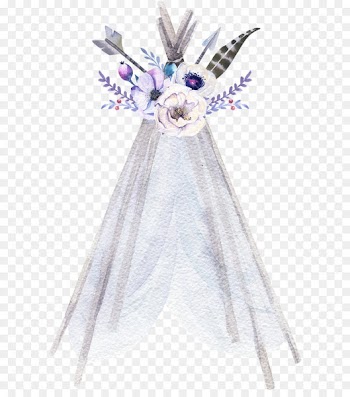 Arrow - Watercolor Bohemian Wind Arrow Tent 