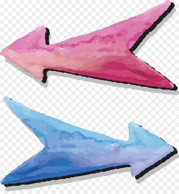 Arrow Watercolor painting Arah - Watercolor arrow 