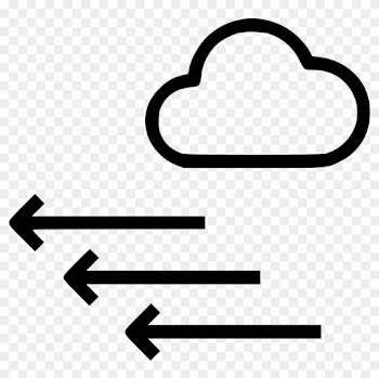 Arrow Wind Direction Left Comments - Cloud