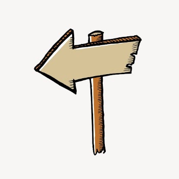 Arrow wooden sign sticker, vintage | Free Vector - rawpixel