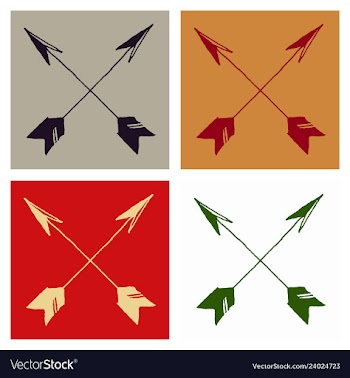 Arrows collection with elegant style and black vector image