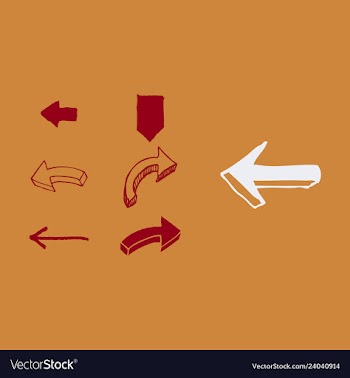 Arrows collection with elegant style and black vector image