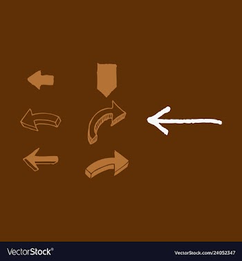 Arrows collection with elegant style and black vector image