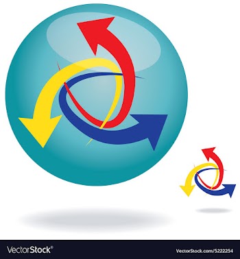 Arrows element vector image