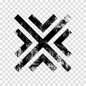 Arrows pointing on x mark , Thepix Shape Computer Icons Square, abstract shape transparent background PNG clipart