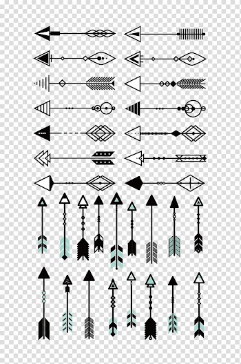 Arrows symbol art, Line Graphic design Euclidean , line arrows material transparent background PNG clipart