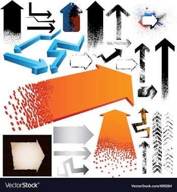 Arrows vector image