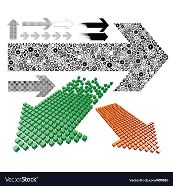 Arrows vector image