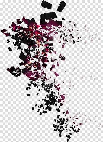 Art abstract black elements transparent background PNG clipart