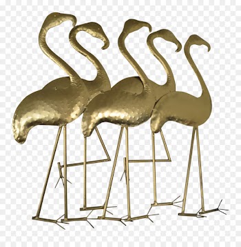 Art, Art Deco, Gold, Bird, Water Bird PNG