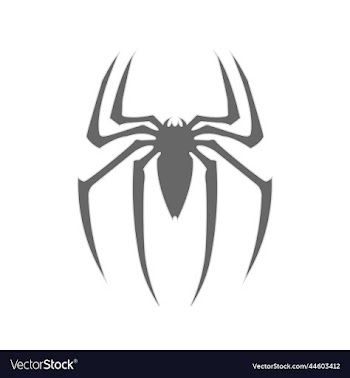 art danger spider black tattoo element