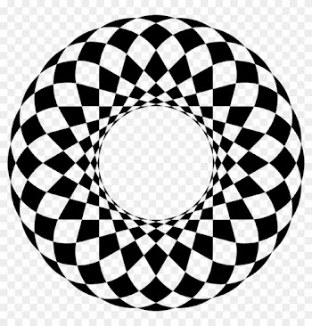 Art Deco Checkered Frame 2 - Symmetrical Art