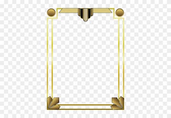 Art Deco Clip Art Border Art Deco Border Decoration - Art Deco Border Png