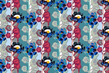 Art deco flower background, vintage | Free Photo - rawpixel