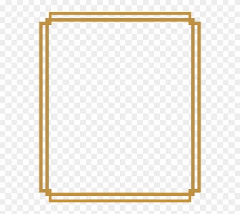 Art Deco Frame - Silicone Shell Border Mold