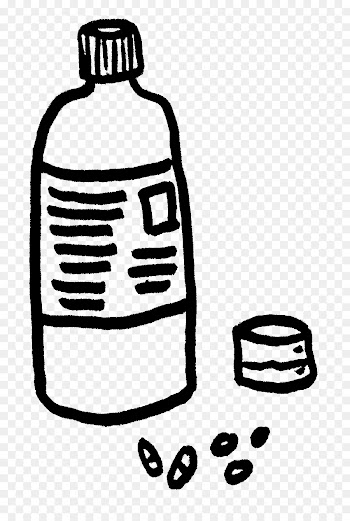 Art, Drawing, Line Art, Bottle, Water Bottle PNG