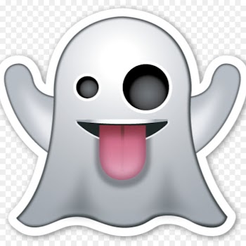 Art Emoji Sticker Emoticon Ghost - tongue 