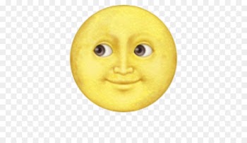 Art Emoji Sticker Smiley Black moon - Emoji 