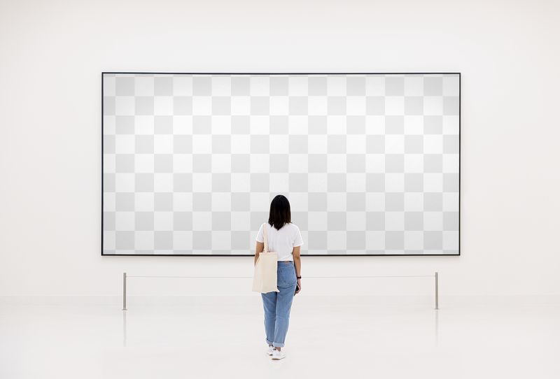 Art exhibition png mockup, picture | Free PNG Mockup - rawpixel