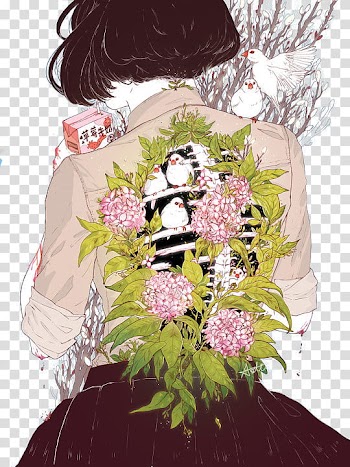 Art , female animated character transparent background PNG clipart