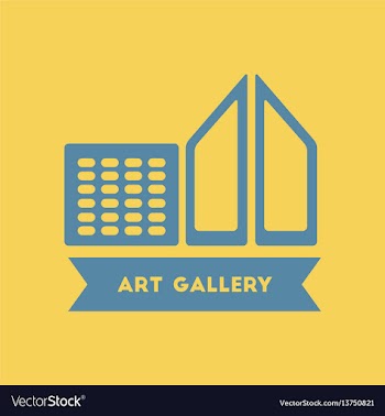 Art gallery building vector image