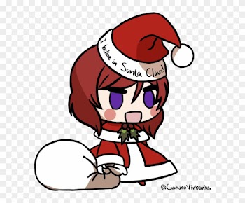 [art]it's Not Like I Wanted To Wish You A Merry Christmas - Little Witch Academia Padoru