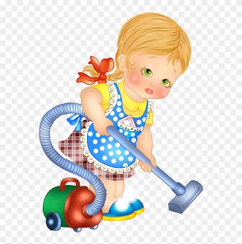 Art Kids, Decoupage, Cards, Cute Clipart, Sweet, Blog, - Little Girl Cleaning Clipart