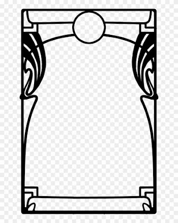 Art Nouveau Art Deco Picture Frames Clip Art - Art Deco Png Frame