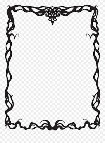 Art Nouveau Border Clip Art Images - Art Deco Border Png ...