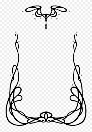 Art Nouveau Designs - Art Nouveau Borders Png
