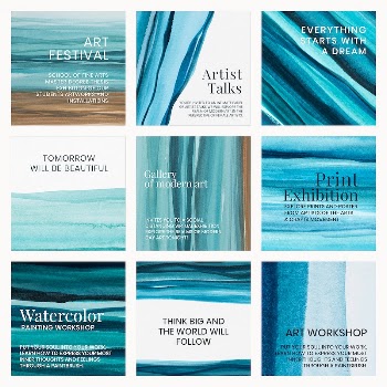 Art ombre watercolor template psd | Free PSD - rawpixel