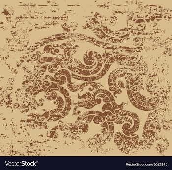 Art pattern grunge style vector image