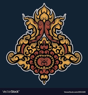 Art pattern vector image