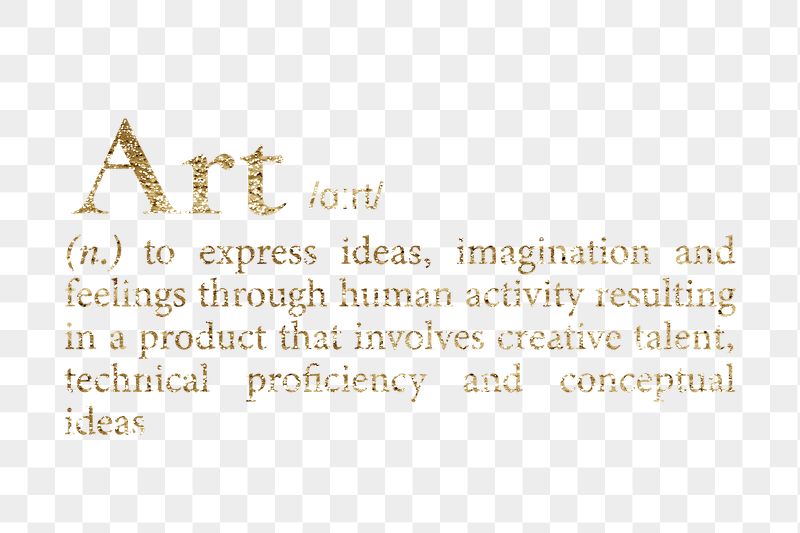 Art png dictionary word sticker, | Free PNG - rawpixel