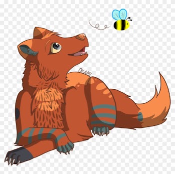 Art Trade Doggy Bee By Oo Howling Wolf Oo - Cartoon